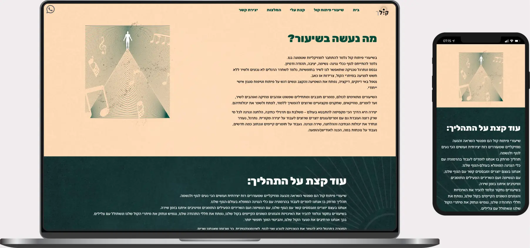 תצוגת אתר של ניב שר